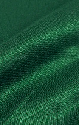 Racing Green Dupion Handkerchief