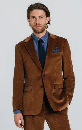 Mid Brown Corduroy Jacket