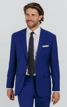 Bright Blue Suit Jacket