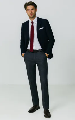 Navy Moleskin Jacket