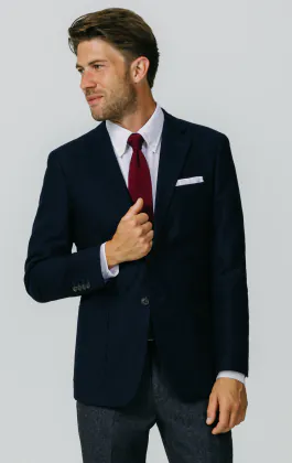 Navy Moleskin Jacket