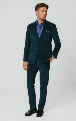 Teal Corduroy Jacket