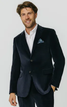 Navy Corduroy Jacket