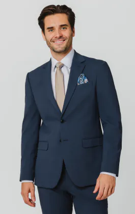 Mid Blue Suit Jacket