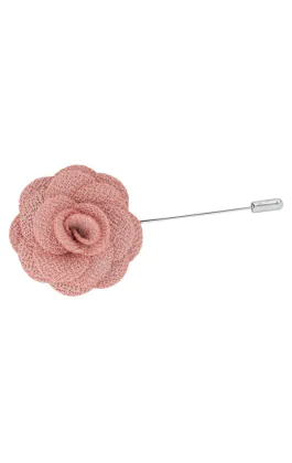 Cashmere Rose Pink Flower Lapel Pin