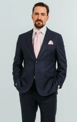 blue suit pink dress Hot Pink Dress, Light Blue Tuxedo