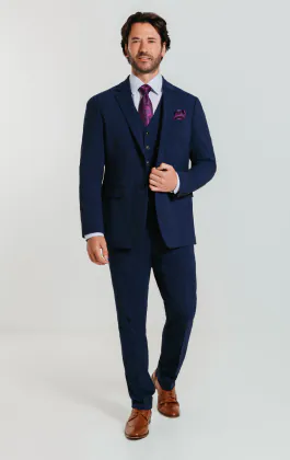 Blue Slim 3 Piece Suit