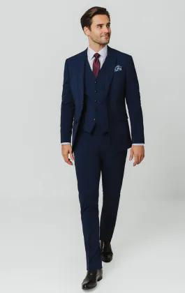Blue Slim 3 Piece Suit
