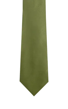 Green Dupion Necktie