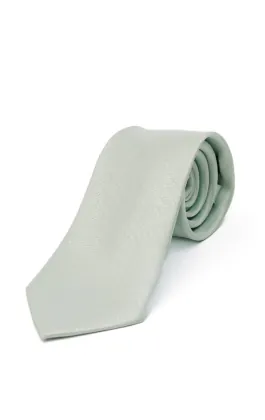 Light Green Dupion Necktie