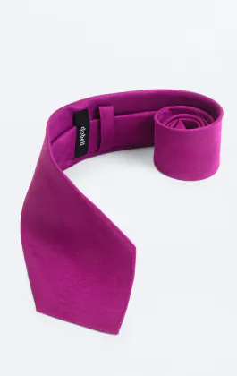 Purple Dupion Necktie