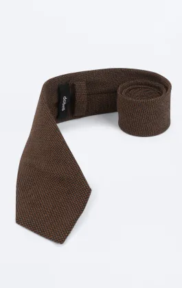 Brown Weave Necktie