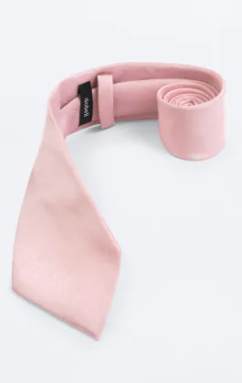 Light Pink Dupion Necktie