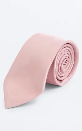 Light Pink Dupion Necktie