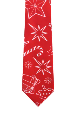d/Spoke Red Christmas Necktie