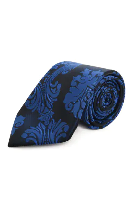 Blue Victorian Jacquard Necktie