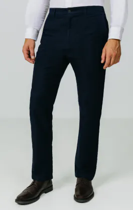Navy Moleskin Pants