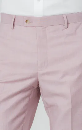 Rose Pink Sharkskin Suit Pants