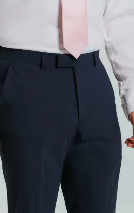 Mid Blue Suit Pants