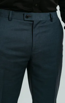 Teal Suit Pants