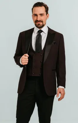 Men's Burgundy Tuxedos | Burgundy Dinner Jackets | Dobell