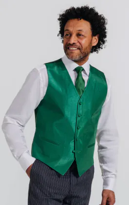 Racing Green Dupion Vest
