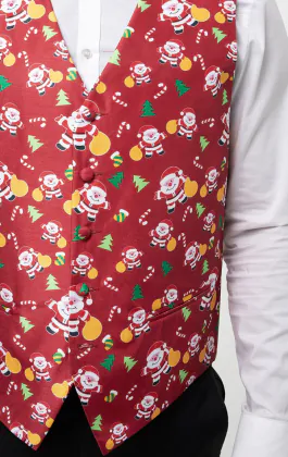 Happy Santa Claus Christmas Vest