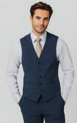 Mid Blue Vest