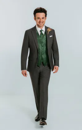 Racing Green Paisley Vest