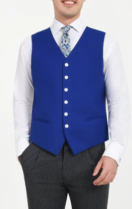 Royal Blue Morning Suit Vest
