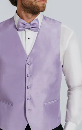 Lavender Dupion Vest