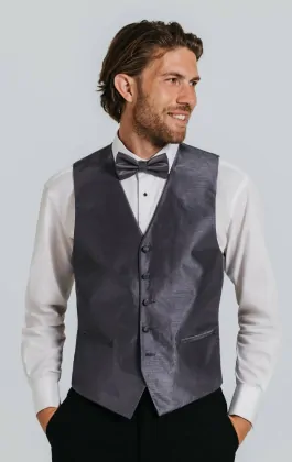 Men's Gray Vests | Shop Online | Dobell