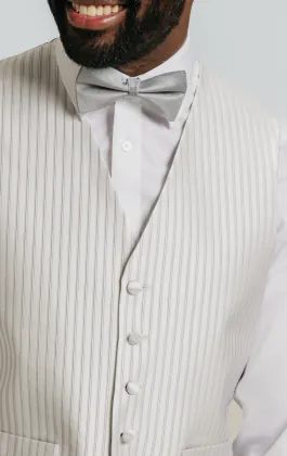 Heirloom Silver Stripe Vest