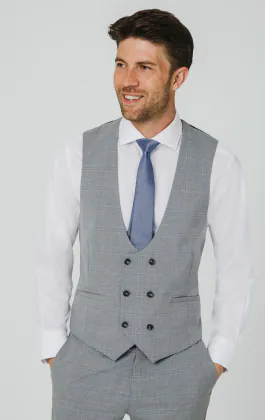 Men's Gray Vests | Shop Online | Dobell