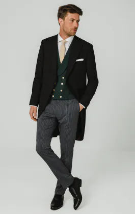 Racing Green Double Breasted Morning Vest
