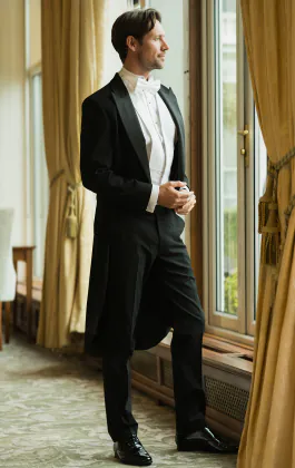 green emerald velvet dress White Tie Evening Suit in Black Barathea 46